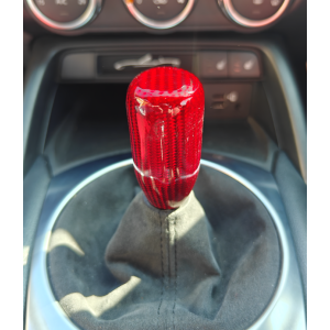Red "carbon fibre" gear knob
